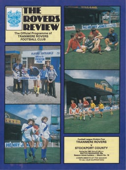 Tranmere Rovers v Stockport County Match Programme 1980-12-26
